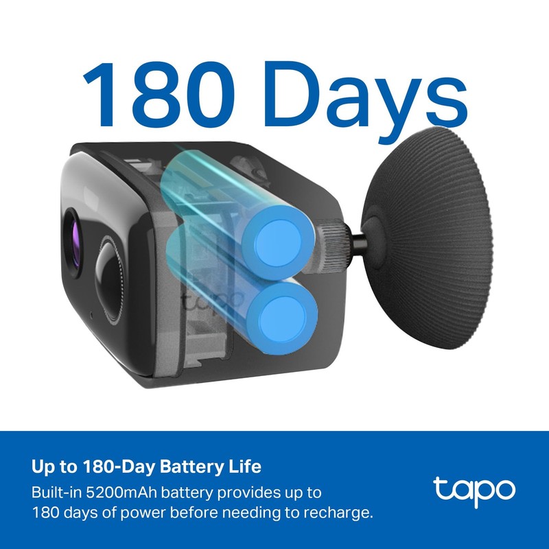 Tapo Outdoor Security Camera Wireless, 1080P, Up to 180-Day Battery, Free Per... gallery