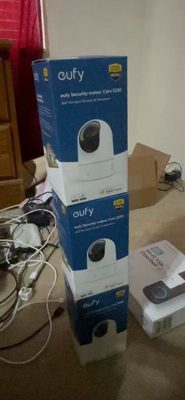 eufyCam 3, 3-Outdoor Wireless 4K Solar Powered Security Cameras with HomeBase 3