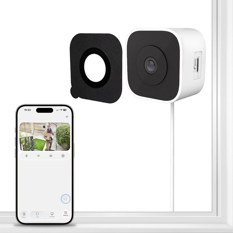 3MP 2K Window Camera, Indoor Camera for Home Security with Full-Color Night V... gallery