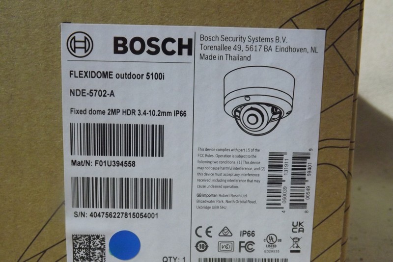 Bosch FLEXIDOME outdoor 5100i NDE-5702-A Dome Security Camera gallery