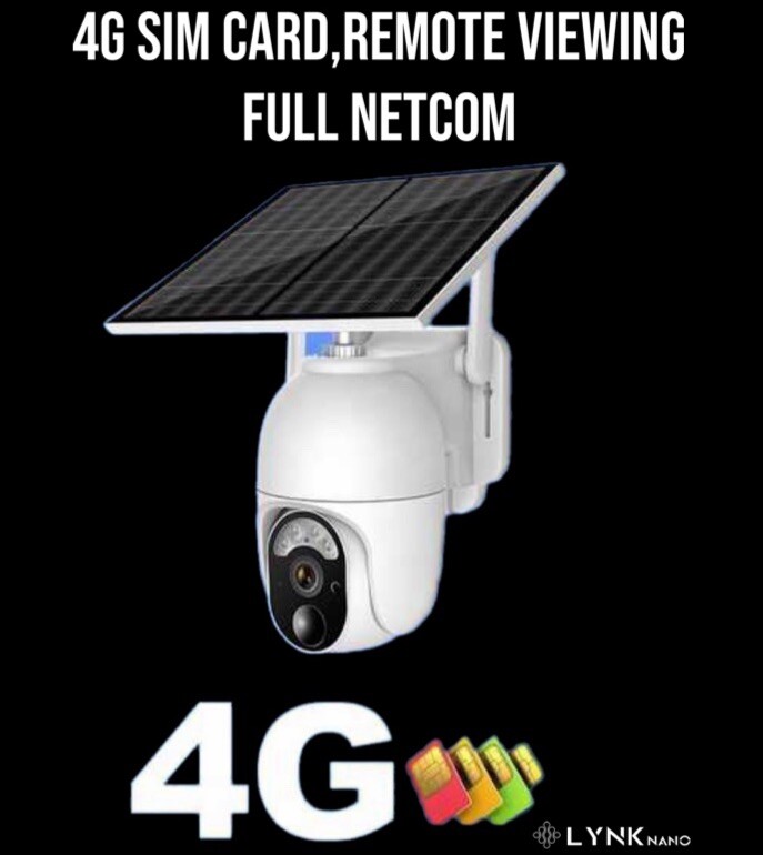 4G SOLAR Security HD 4MP Camera, 12m AI Human Detection,2-Way Audio,App,Sim Card gallery