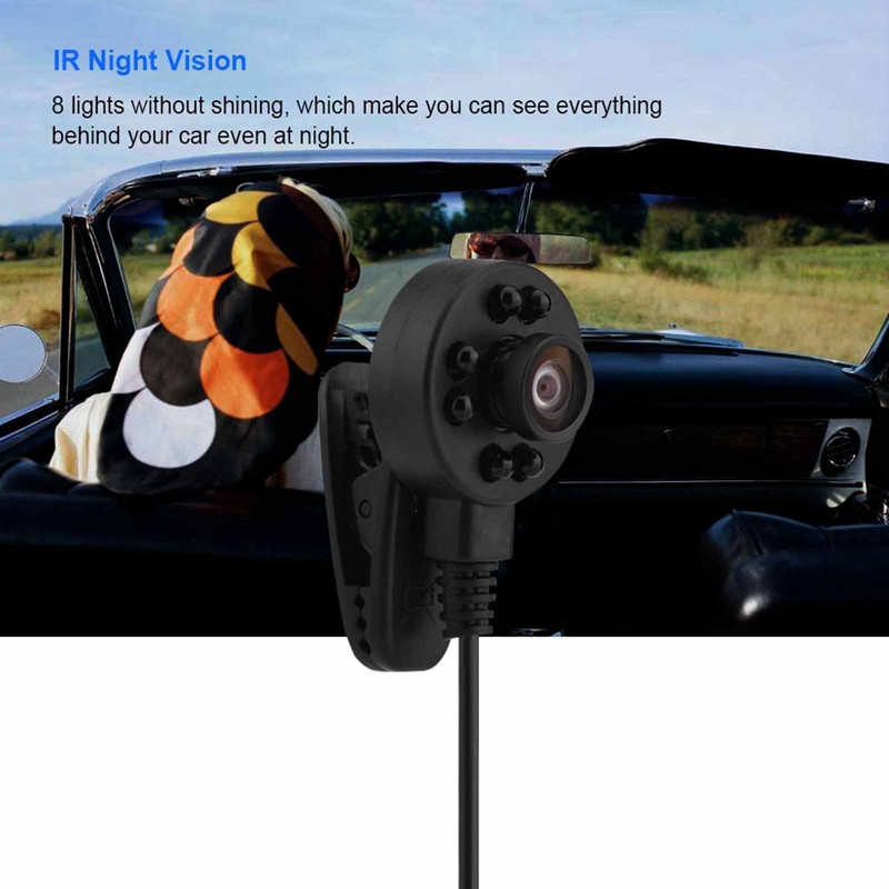 HD 60° Wide Angle Camera 8 LED IR Night Camera Audio And Video FPV Micro gallery