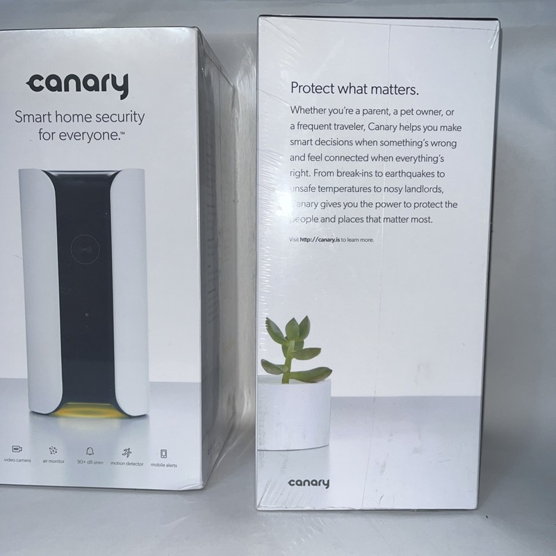 Canary Smart Home Indoor Security Camera (Set of Two) gallery