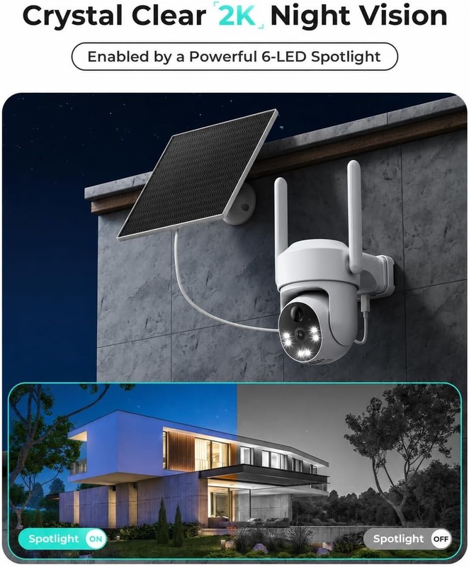 Outdoor Security Camera Bundle - Built-in SIM, Motion Sensor, No WiFi Needed gallery