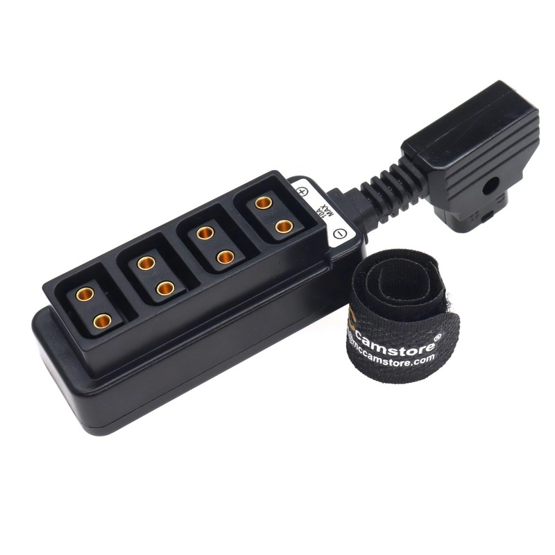 Ultrashort Dtap Splitter P Tap Cable 4 Ports Power Tap Receptacle Camera Tool