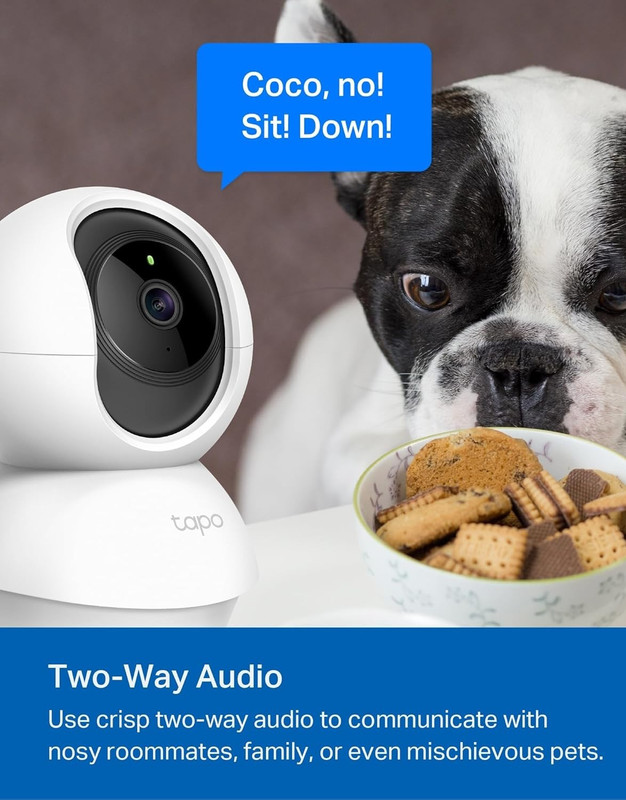 TP-Link Tapo 2K Pan/Tilt Security Camera, Baby Monitor, Dog Camera,Motion Detect gallery