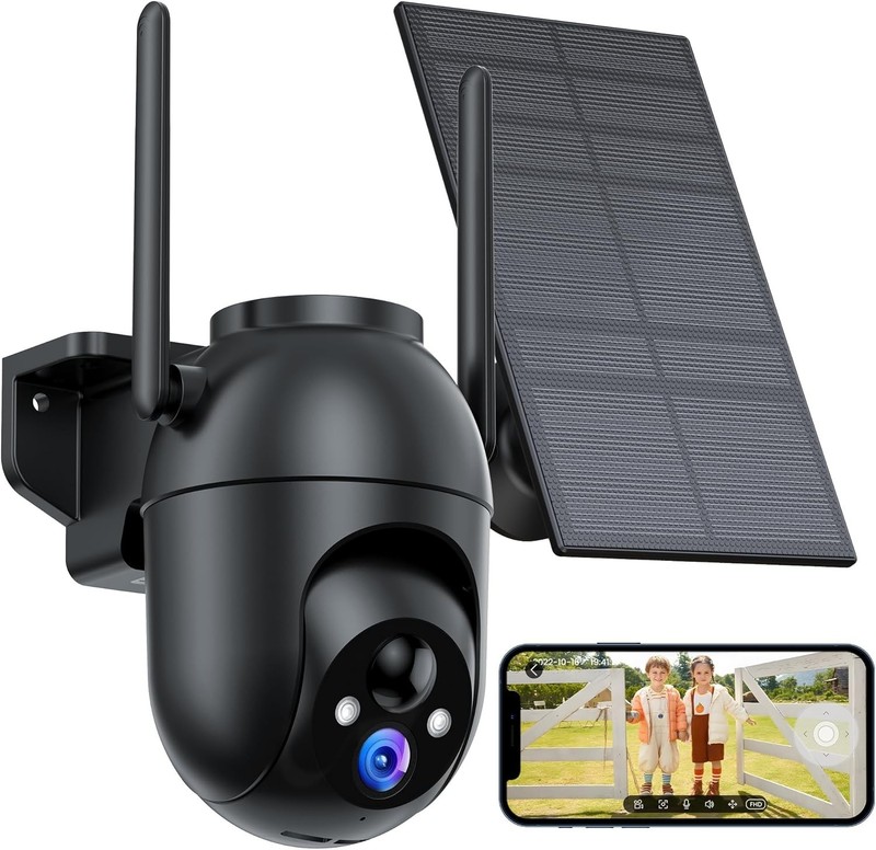Security Cameras Wireless Outdoor Solar: 2K Wifi Camera for Home Security System gallery
