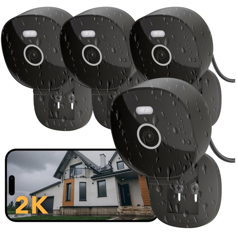 Wired Home Security Camera, Two-Way Audio, Motion Detection