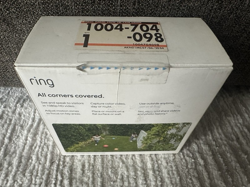 Ring Stick Up Cam Plug-In Indoor/Outdoor 1080p Wired Security Camera gallery