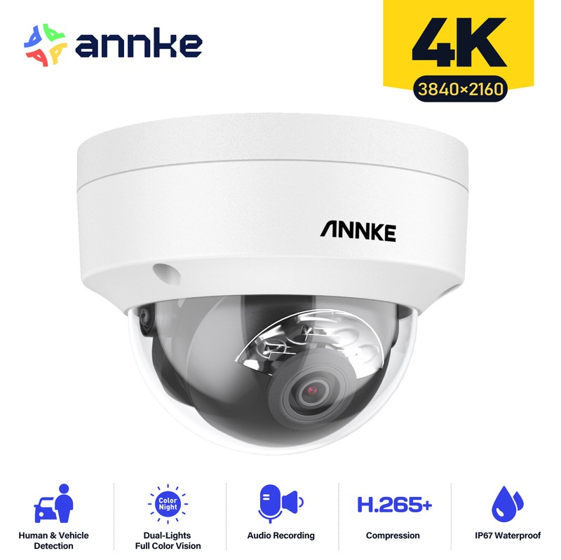 ANNKE C800 4K PoE Security IP Camera Outdoor AI Color Night Audio Recording IP67