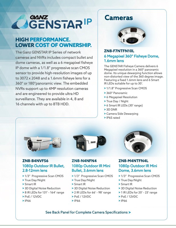 Ganz ZN8-N4NFN4 - 2MP AHD Outdoor CCTV Bullet Camera - 1080p - NEW - WARRANTY gallery