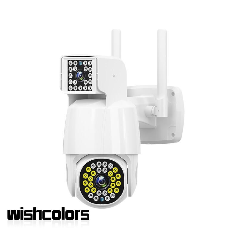 2MP Waterproof Outdoor Security Camera Wifi Dual Lens Full Color Night Vision gallery