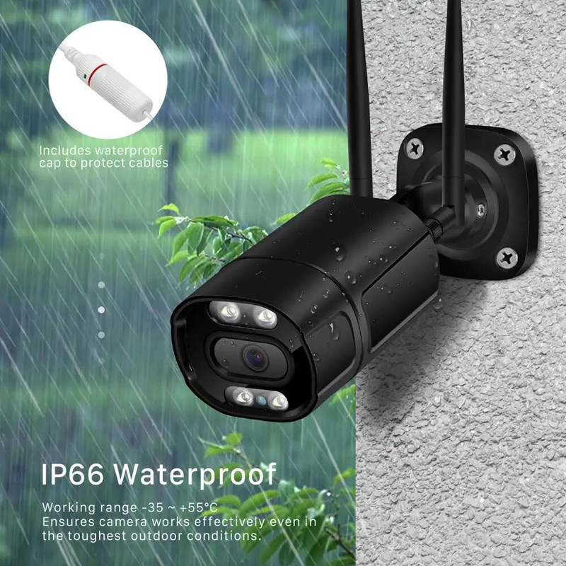 5MP Wifi Camera Ai Human Detect Audio Color Infrared Night Vision Security CCTV gallery