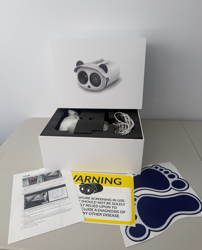 InVid Tech Body Temperature Detection Network Camera (SEC-BODYTEMPCAM1) – NEW