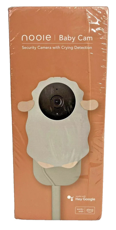 Nooie Baby Cam w/ Sheep Faceplate – 1080 Full HD -Night Vision- 2-way Audio