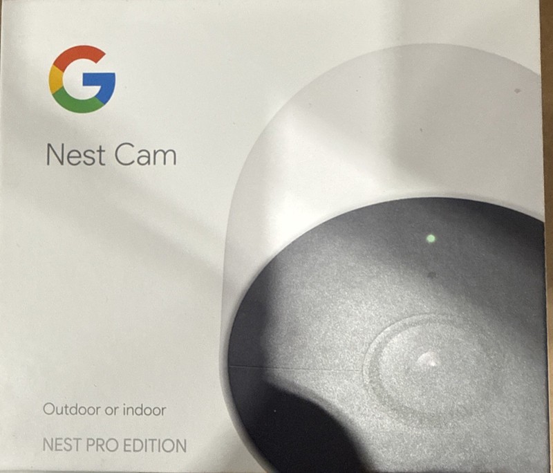 Google Nest Cam Battery Pro, Indoor / Outdoor Snow White GA02276-US