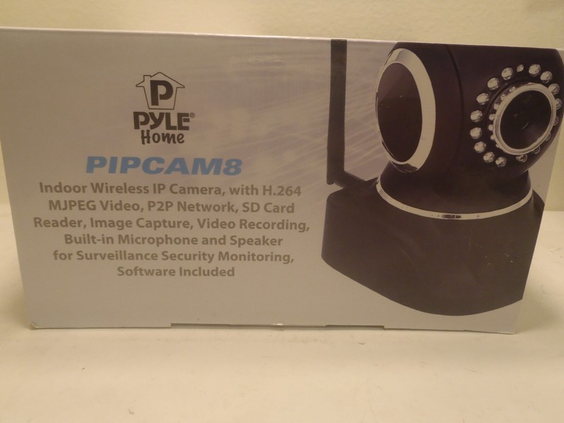 Pyle Wireless Outdoor IP Camera, P2P Network, Image Capture, Video,Built-In Mic gallery