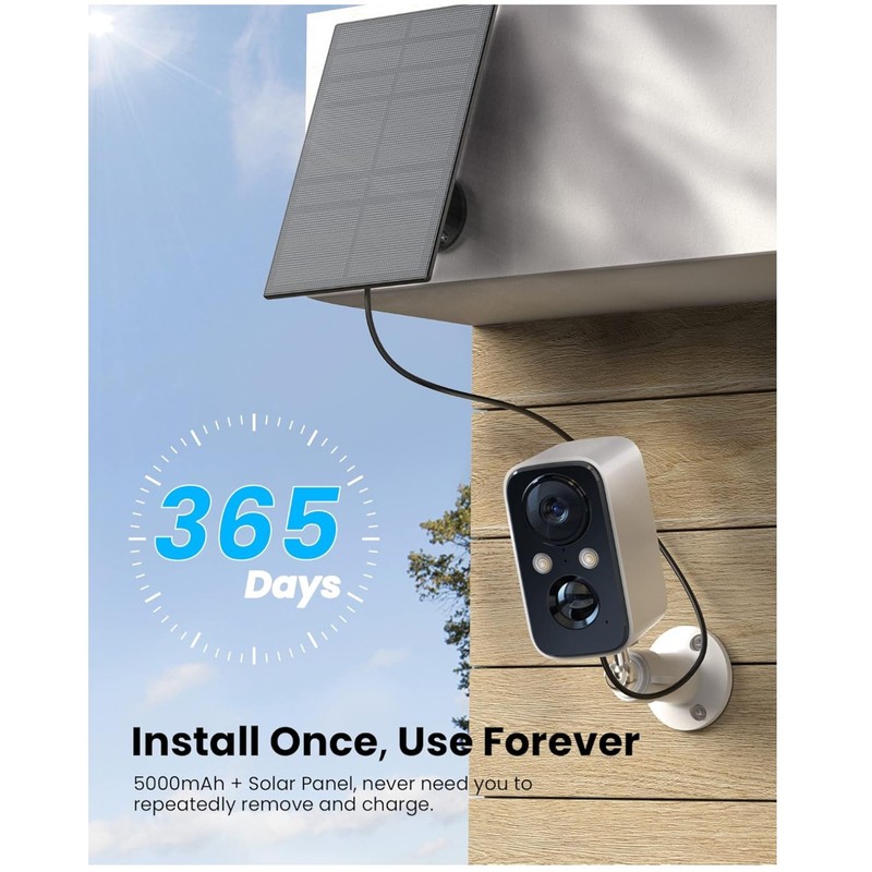 2K Resolution Wireless Security Camera System
