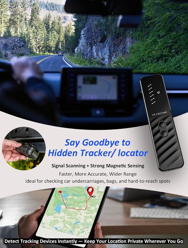 Hidden Camera Detector Anti Spy Bug GPS Tracker 6 Sensitivity gallery