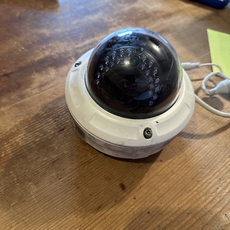 IP Security Dome Camera White Tested & Working HNC304-VDZ Nice gallery