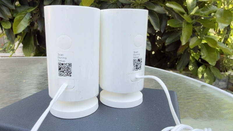 Lot of 2 Ring Indoor Cam White (Plug-In) - 1080p HD Security Cameras - tested gallery