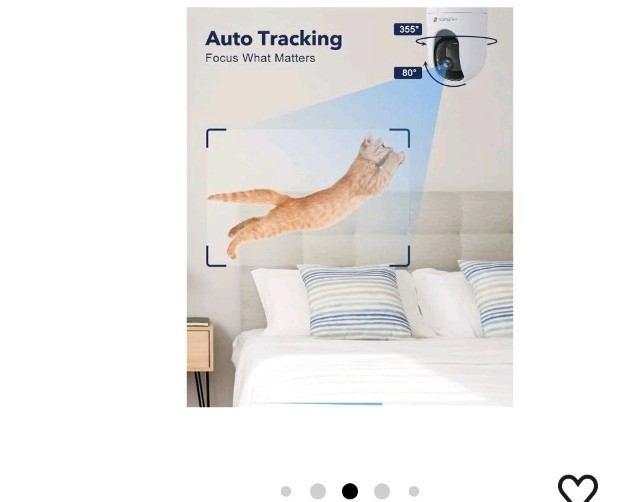 MUBVIEW Pet Camera with Phone App, Indoor Security Camera, 2.4/5GHz WiFi Cameras gallery