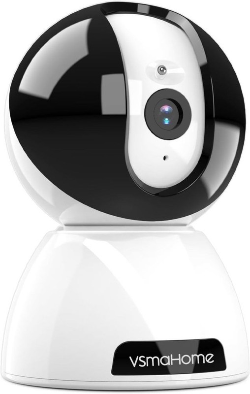 360° Pan Tilt Indoor Camera 1080P Auto Motion Detection & Tracking, 2-Way Audio