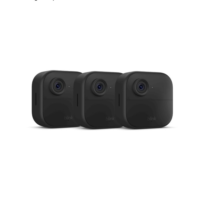 Blink Outdoor 4 1080p Wi-Fi Outdoor 3-Camera kit- Black NEW gallery
