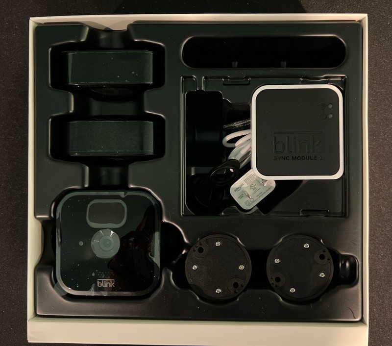 Blink Outdoor Battery-Powered Wireless Security Camera 3rd Gen 3-Pack Open Box gallery