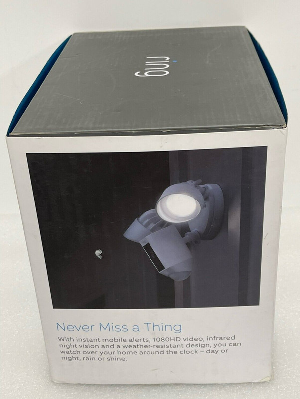 Ring Floodlight Camera and Chime Pro, White NEW IN BOX gallery