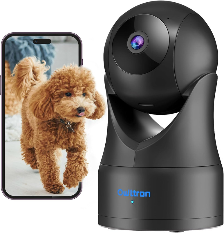 Indoor Camera 2K, 360 Cameras for Home Security with Motion Detection, Baby Moni