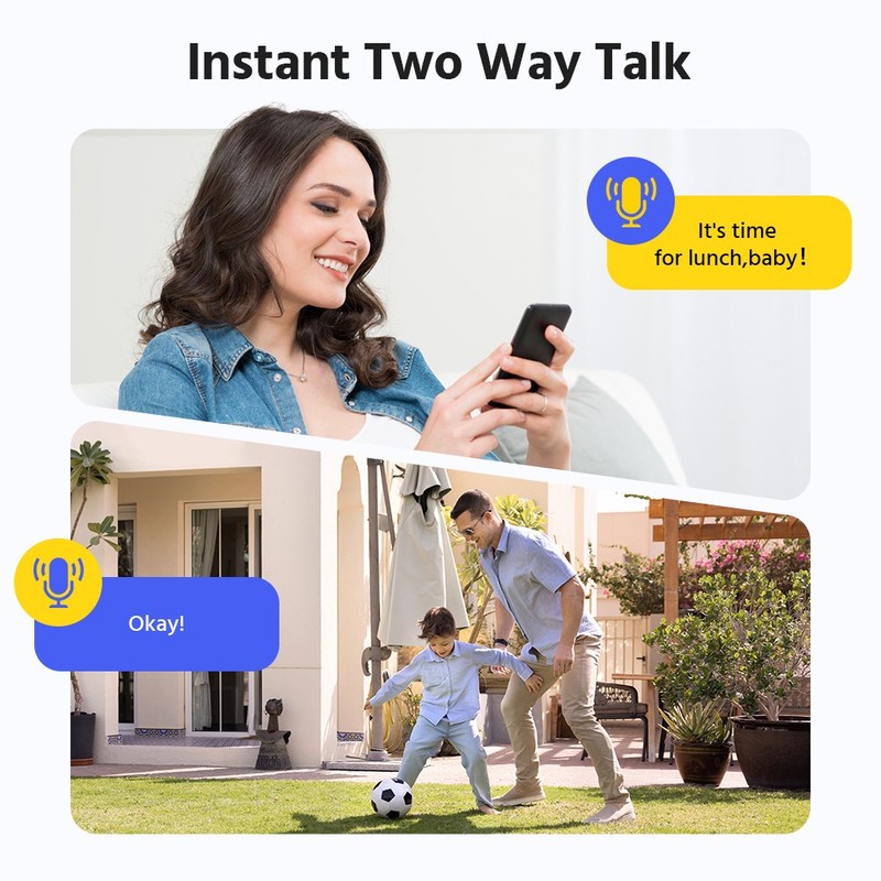 ANNKE 4MP Wireless Security Camera System WIFI Color Night 2-Way Audio 170° View gallery