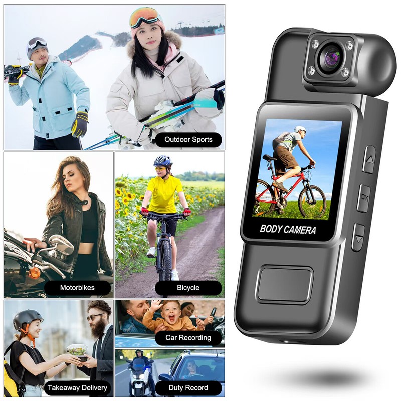 4K 1080P Video Recorded DVR IR Night Cam WIFI Camcorder Mini Police Body Camera gallery