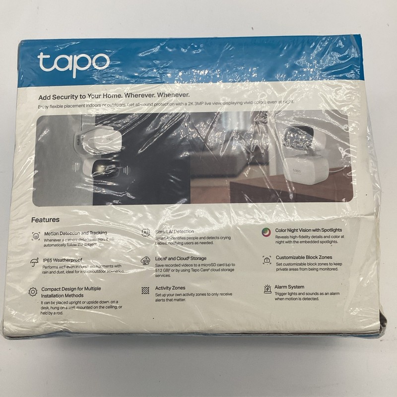 Tapo 2K 3MP Pan/Tilt Security Camera - Person/Baby Indoor/Outdoor TP-Link Camera gallery