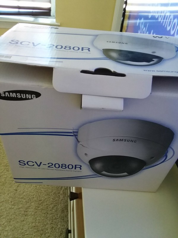 NEW SAMSUNG SCV-2080R HIGH RESOLUTION IR LED VANDAL-RESISTANT DOME CAMERA. gallery