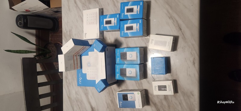 Ring Home Builder Bundle Package Kit Doorbell Pro, Doorbell Plus,Base, 2 Keypad
