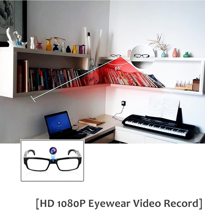 Camera Wearable Video Recording Glasses 1080P - Outdoor Sports Camera Glasses wi gallery