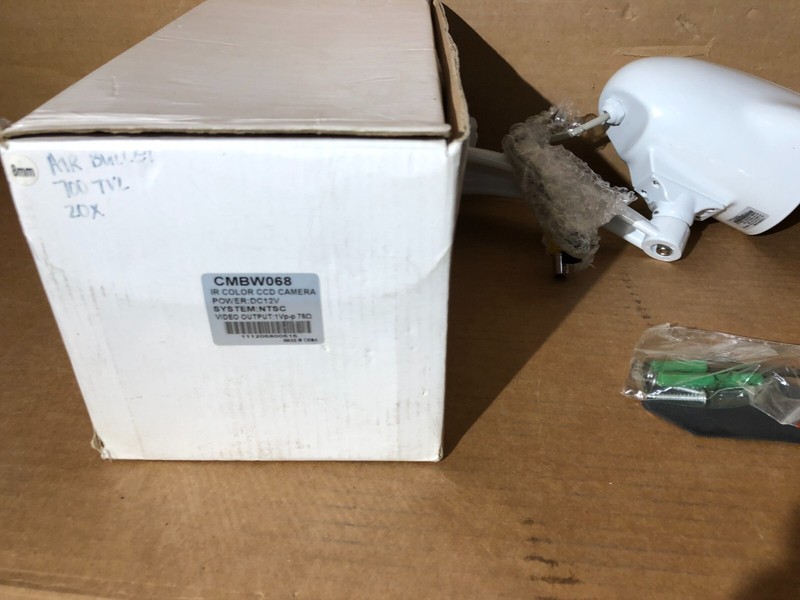 ATR IR Color CCD WEATHERPROOF WHITE BULLET CAMERA CMBW068 NTSC Vp-p gallery