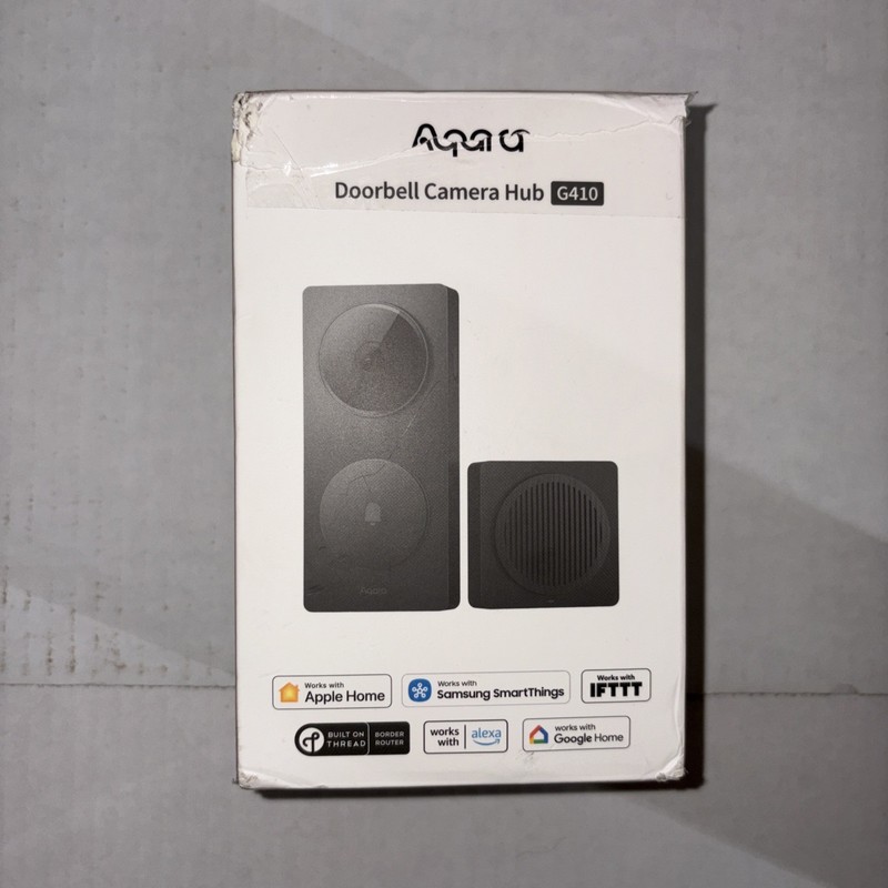 Aqara – Video Doorbell Camera – Wired/Battery Powered – Hub G410 Select – Black