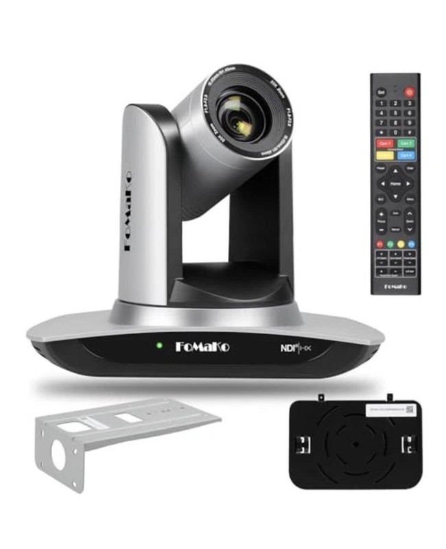 FoMaKo AI Auto Track HDMI PTZ NDI Cam - 20x Zoom, LAN, USB3.0 PoE (NDI 6 & HX3)