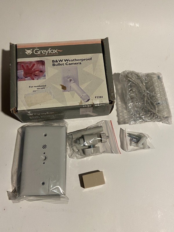 Greyfox F2284 B&W Weatherproof Bullet Security Camera – FAST SHIPPING