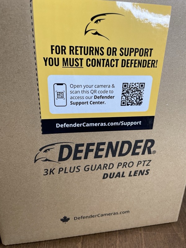 Defender GuardPro 3K PLUS Dual Lens PTZ WiFi 6 Plug-in Outdoor Security Camera gallery