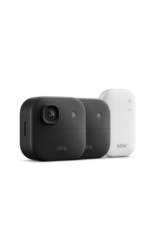 Outdoor 2K+ Wireless Security Camera System - 2 Cameras, 2-Year Battery, Black gallery