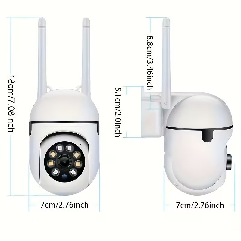 4-Pack Wireless 5G WiFi Security Camera System Smart Outdoor Night Vision 1080P gallery