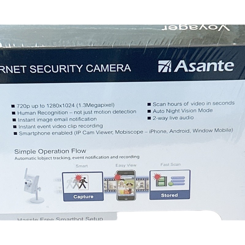 Assante Voyager SmartBot Network Security Camera System NIB gallery