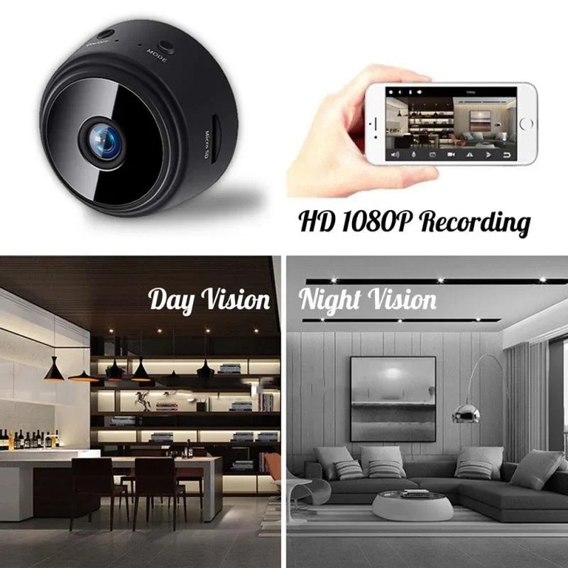 Mini Wireless Record Camera WiFi IP Home Security DVR Night Vision HD USB 1080P gallery