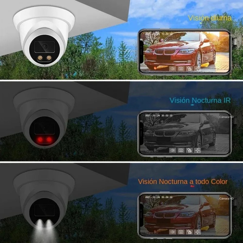 Unbranded 8MP AHD Dome CCTV Camera 3.6mm AI Motion Detection IP67 gallery