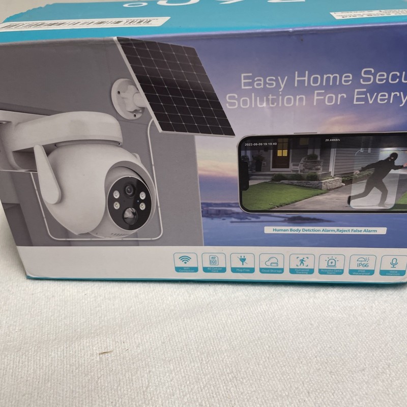 4G LTE Solar Security Camera, Wireless Outdoor with 360° Views Motion Detection gallery
