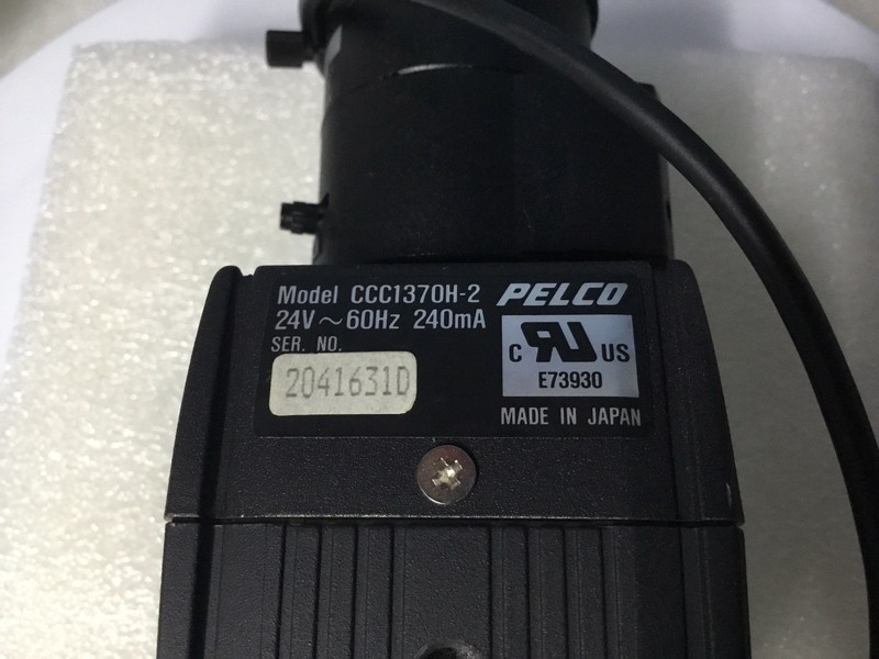 PELCO CCC1370H-2 CCTV Compact Color Camera W/ 3-8mm Lens 480TVL 24VAC TESTED! gallery
