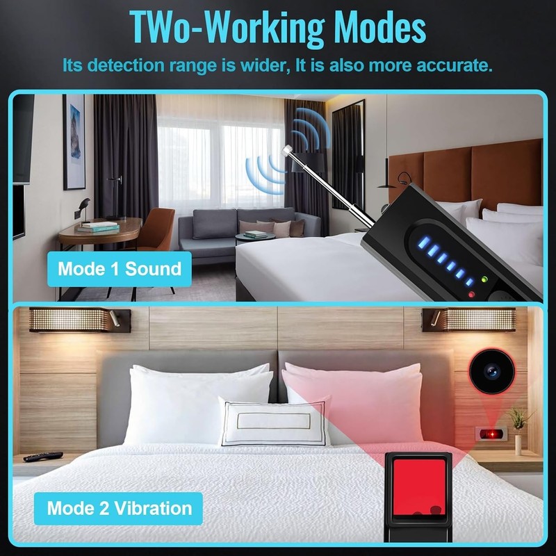 Hidden Camera Detectors, Anti-Spy Camera Finder Detector, Bug Detector, GPS H... gallery